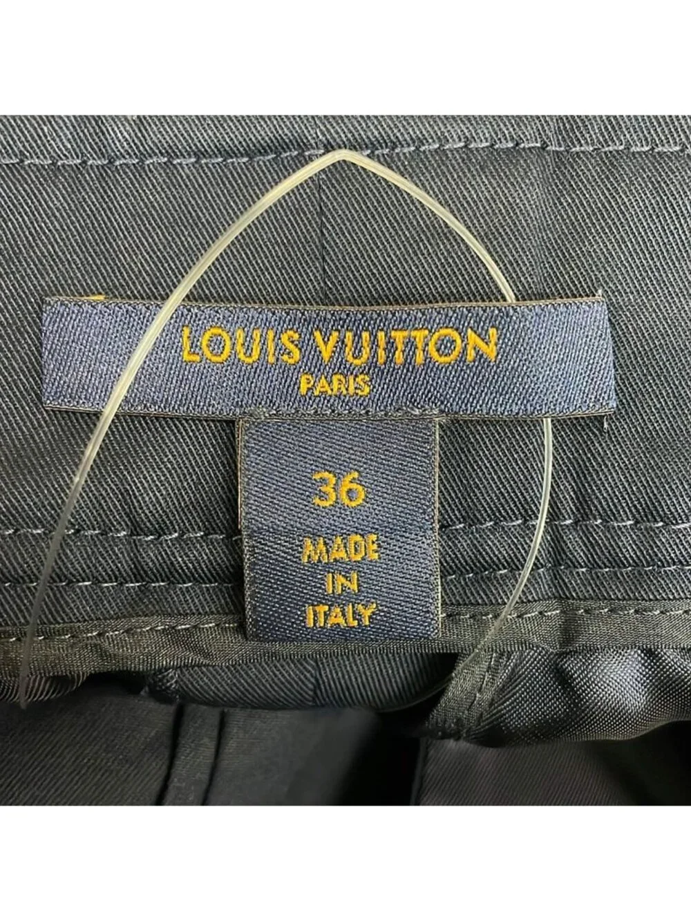 Louis Vuitton Shorts 36 S Oom Dark Navy Logo Button Bermuda